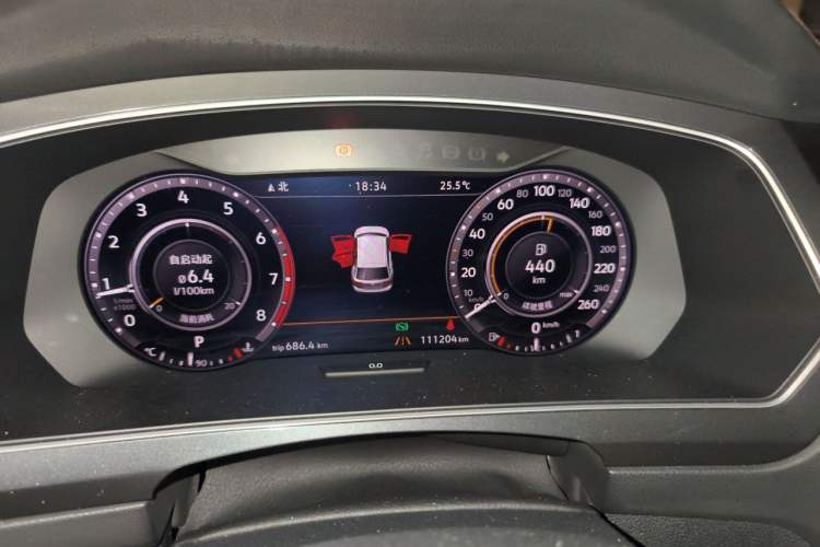 Used Volkswagen Tiguan 2018 330TSI All-Wheel-Drive Innovation Model Instrument Cluster