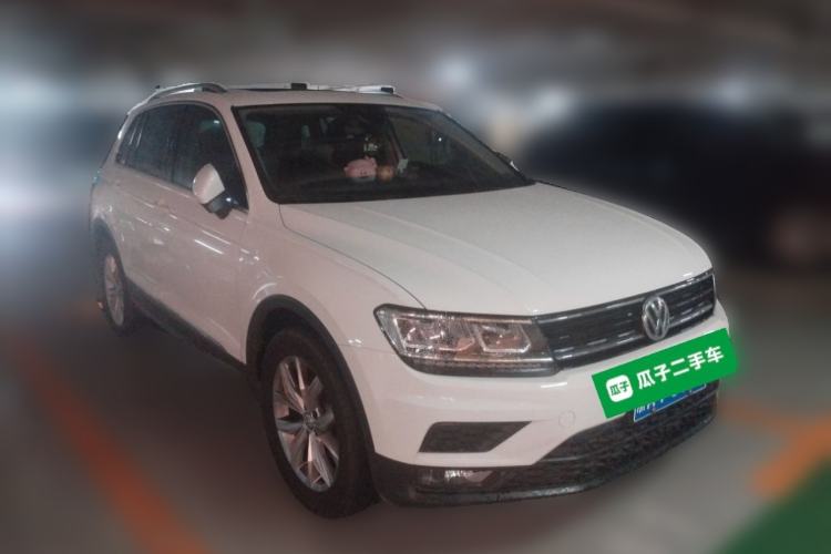 Used Volkswagen Tiguan 2018 280TSI Two-Wheel-Drive Elite Version Front Right 45 Deg