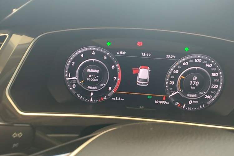 Used Volkswagen Tiguan 2018 330TSI All-Wheel-Drive Innovation Model Instrument Cluster
