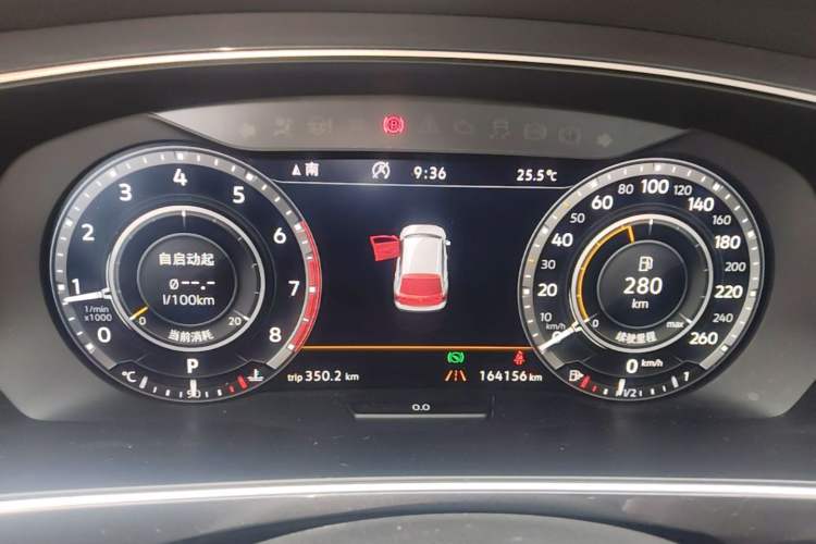 Used Volkswagen Tiguan 2018 380TSI Four-Wheel Drive R-Line Instrument Cluster