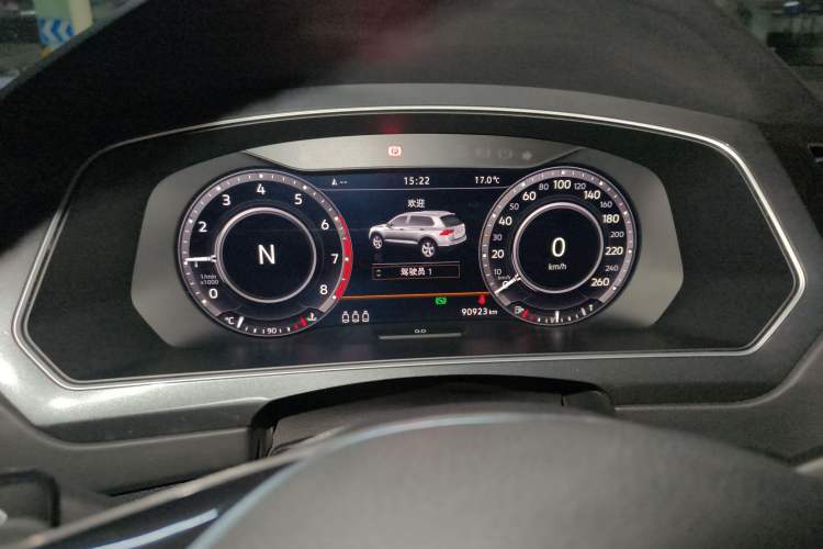 Used Volkswagen Tiguan 2019 330TSI All-Wheel-Drive Innovation Model Odometer Close Up