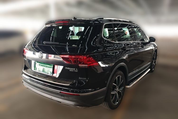 Used Volkswagen Tiguan L 2017 380TSI Automatic All-Wheel-Drive Flagship Edition Rear Right 45 Deg