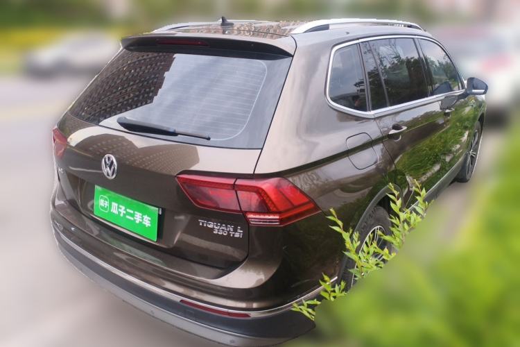 Used Volkswagen Tiguan L 2017 330TSI Automatic Two-Wheel Drive Flagship Edition Rear Right 45 Deg