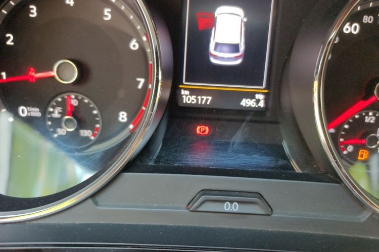 Used Volkswagen Tiguan L 2017 330TSI Automatic Two-Wheel Drive Luxury Edition Odometer Close Up