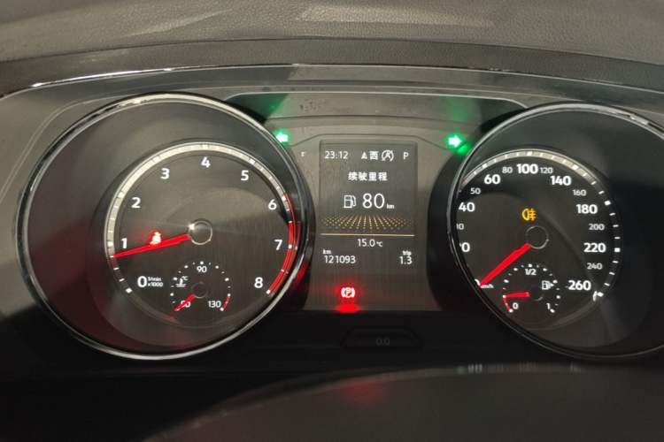 Used Volkswagen Tiguan L 2017 380TSI Automatic All-Wheel-Drive Luxury Edition Instrument Cluster