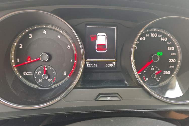 Used Volkswagen Tiguan L 2017 380TSI Automatic All-Wheel Drive Supreme Flagship Edition Odometer Close Up
