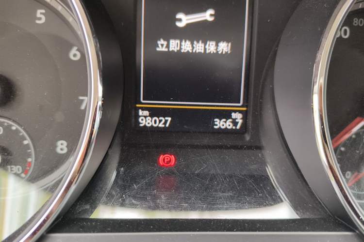Used Volkswagen Tiguan L 2017 330TSI Automatic Two-Wheel Drive Flagship Edition Odometer Close Up