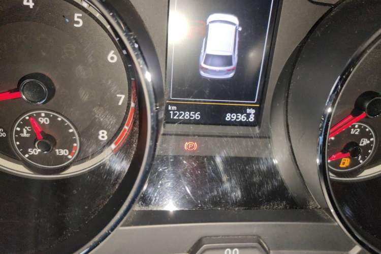 Used Volkswagen Tiguan L 2017 330TSI Automatic Two-Wheel Drive Luxury Edition Odometer Close Up