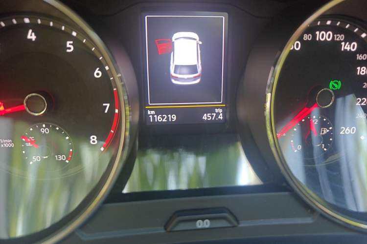 Used Volkswagen Tiguan L 2017 330TSI Automatic Two-Wheel Drive Flagship Edition Odometer Close Up