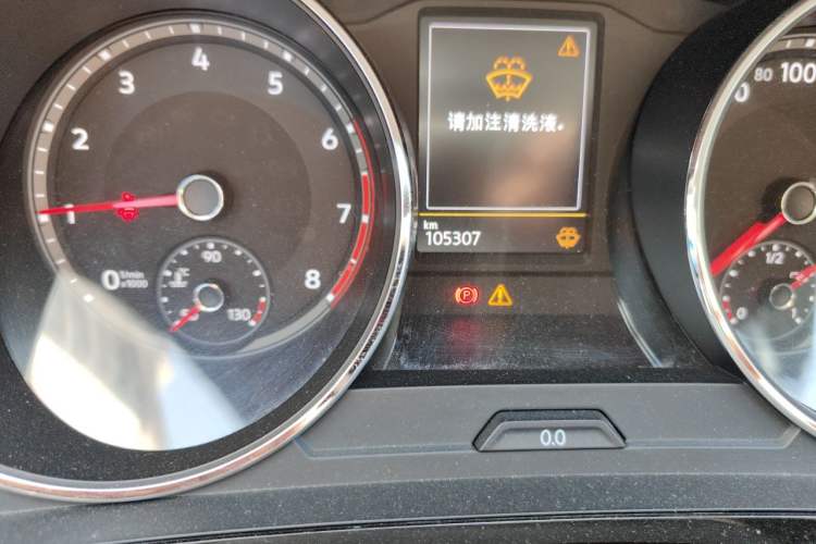 Used Volkswagen Tiguan L 2017 330TSI Automatic Two-Wheel Drive Luxury Edition Odometer Close Up