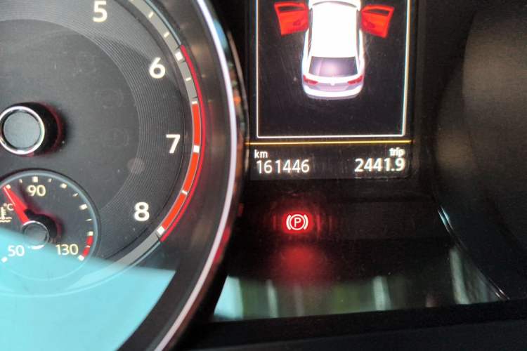 Used Volkswagen Tiguan L 2017 330TSI Automatic Two-Wheel Drive Flagship Edition Odometer Close Up