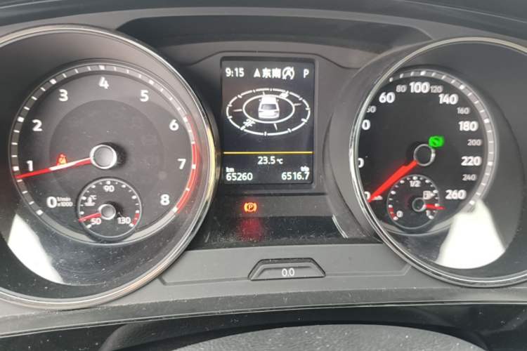 Used Volkswagen Tiguan L 2017 330TSI Automatic Two-Wheel Drive Flagship Edition Odometer Close Up