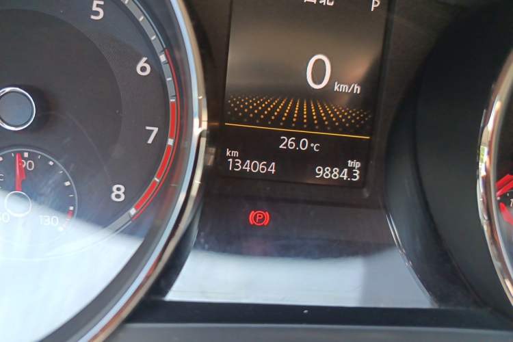 Used Volkswagen Tiguan L 2018 Revised Version 380TSI Automatic All-Wheel Drive Luxury Edition Odometer Close Up