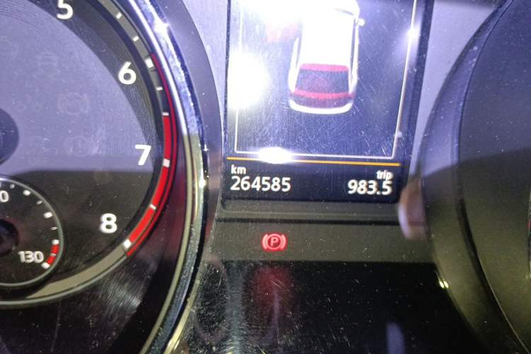 Used Volkswagen Tiguan L 2018 330TSI Automatic Two-Wheel Drive Flagship Edition Odometer Close Up
