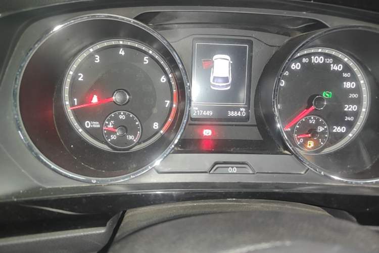 Used Volkswagen Tiguan L 2018 Revised Version 330TSI Automatic Two-Wheel Drive Comfort Edition Odometer Close Up