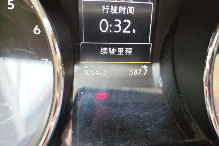 Used Volkswagen Tiguan L 2018 330TSI Automatic Two-Wheel Drive Comfort Edition Odometer Close Up