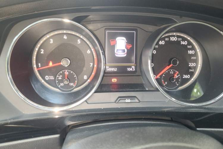 Used Volkswagen Tiguan L 2018 380TSI Automatic All-Wheel Drive Flagship Edition Odometer Close Up