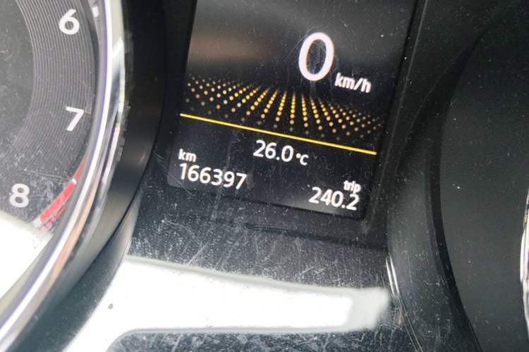Used Volkswagen Tiguan L 2018 330TSI Automatic Two-Wheel Drive Luxury Edition Odometer Close Up