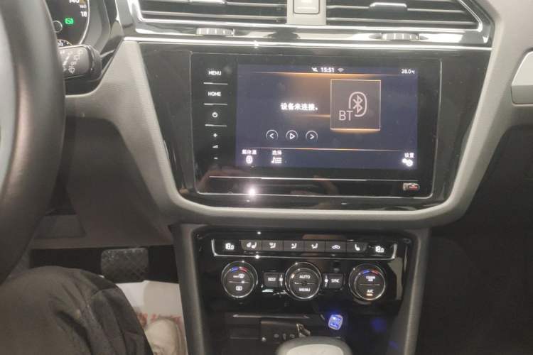 Used Volkswagen Tiguan L 2019 330TSI Automatic Two-Wheel Drive Smart Luxury Version China VI Standard Audio And AC Panel