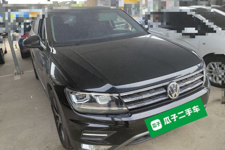 Used Volkswagen Tiguan L 2019 Updated Version 330TSI Automatic Two-Wheel Drive Panoramic Comfort Edition China VI Standard Front Right 45 Deg