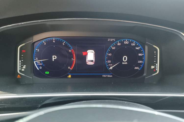Used Volkswagen Tiguan L 2019 Updated Version 330TSI Automatic Two-Wheel Drive Panoramic Comfort Edition China VI Standard Instrument Cluster