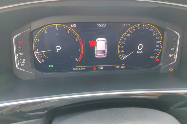 Used Volkswagen Tiguan L 2019 Restyled 330TSI Automatic Two-Wheel Drive R-Line Flagship Version China VI Standard Instrument Cluster