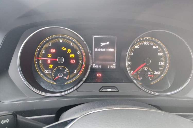 Used Volkswagen Tiguan L 2019 330TSI Automatic Two-Wheel Drive Luxury Edition China VI Standard Instrument Cluster