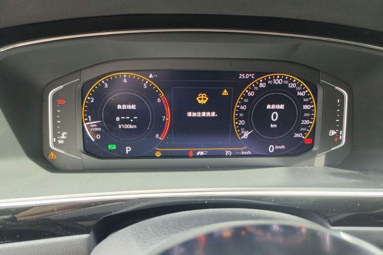 Used Volkswagen Tiguan L 2019 330TSI Automatic Two-Wheel Drive R-Line Flagship Model China VI Standard Instrument Cluster
