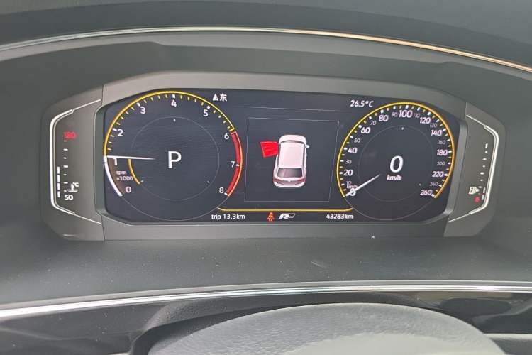 Used Volkswagen Tiguan L 2019 Restyled 330TSI Automatic Two-Wheel Drive R-Line Flagship Version China VI Standard Instrument Cluster