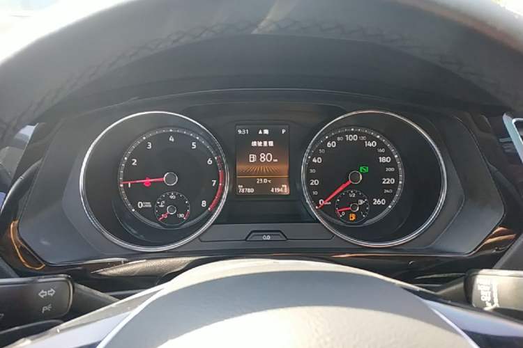 Used Volkswagen Tiguan L 2019 330TSI Automatic Two-Wheel Drive Smart Luxury Version China V Emission Standard Instrument Cluster