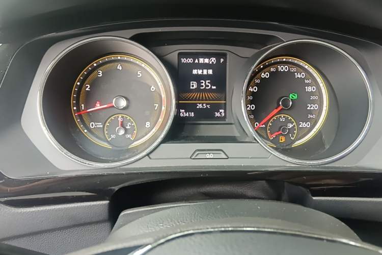 Used Volkswagen Tiguan L 2019 Revised 330TSI Automatic Two-Wheel Drive Smart & Luxury Edition China VI Standard Odometer Close Up