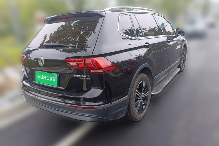Used Volkswagen Tiguan L 2019 Updated Version 330TSI Automatic Two-Wheel Drive Panoramic Comfort Edition China VI Standard Rear Right 45 Deg