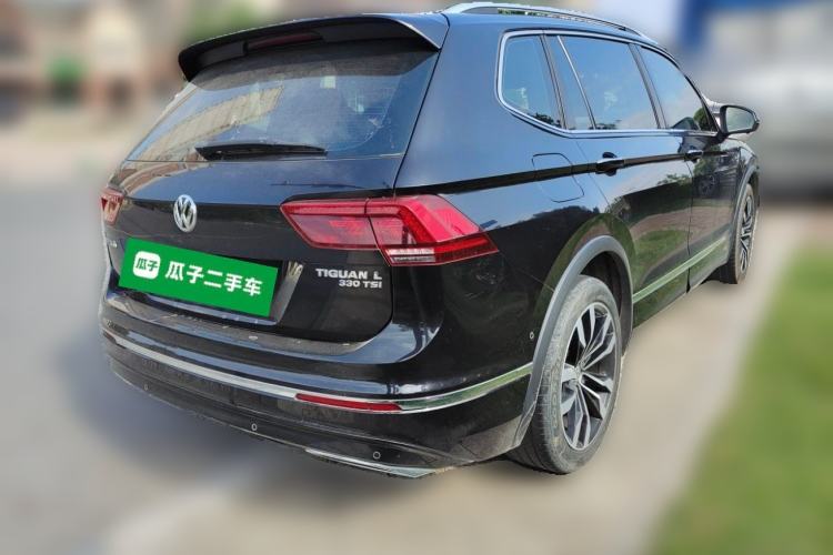 Used Volkswagen Tiguan L 2019 Restyled 330TSI Automatic Two-Wheel Drive R-Line Flagship Version China VI Standard Rear Right 45 Deg
