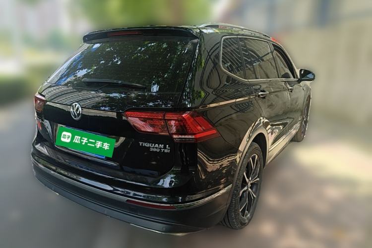 Used Volkswagen Tiguan L 2019 380TSI Automatic All-Wheel Drive Luxury Edition with 7 Seats China VI Standard Rear Right 45 Deg