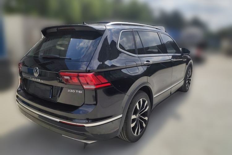 Used Volkswagen Tiguan L 2019 Restyled 330TSI Automatic Two-Wheel Drive R-Line Flagship Version China VI Standard Rear Right 45 Deg