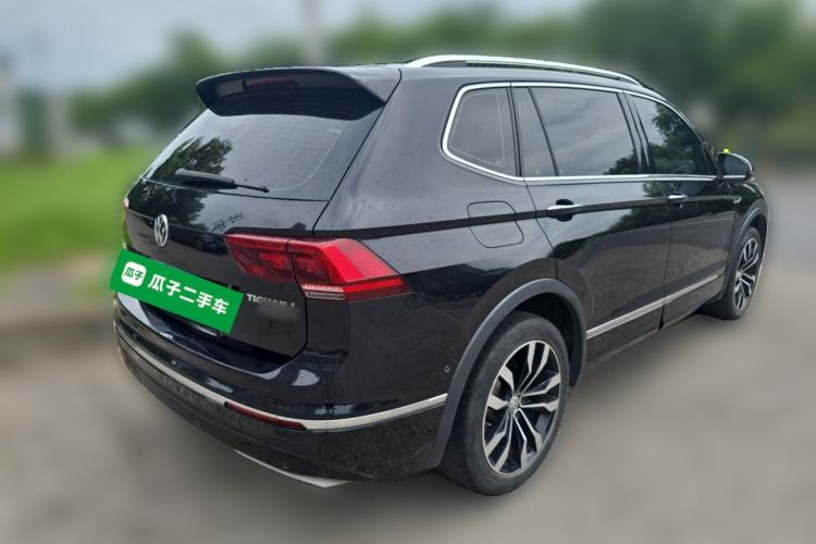 Used Volkswagen Tiguan L 2019 Restyled 330TSI Automatic Two-Wheel Drive R-Line Flagship Version China VI Standard Rear Right 45 Deg