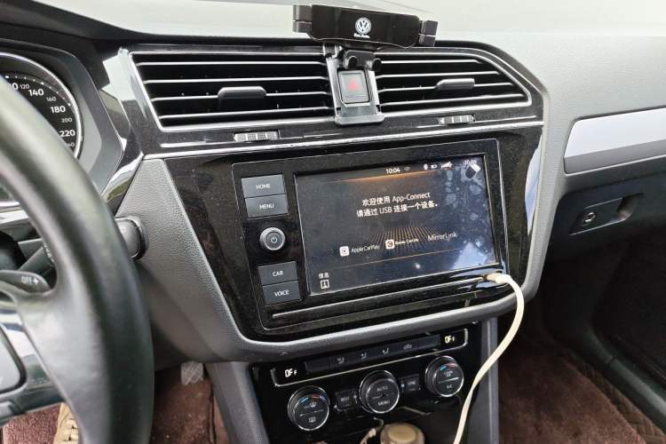 Used Volkswagen Tiguan L 2019 330TSI Automatic Two-Wheel Drive Panoramic Comfort Edition China VI Standard Audio And AC Panel