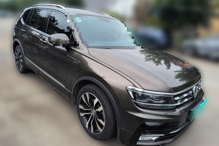 Used Volkswagen Tiguan L 2019 380TSI Automatic All-Wheel Drive R-Line Flagship Edition China VI Standard Front Right 45 Deg