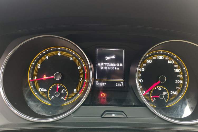 Used Volkswagen Tiguan L 2019 Updated Version 330TSI Automatic Two-Wheel Drive Panoramic Comfort Edition China VI Standard Instrument Cluster