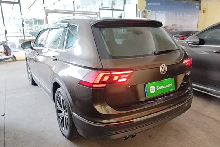 Used Volkswagen Tiguan L 2019 Updated Version 330TSI Automatic Two-Wheel Drive Panoramic Comfort Edition China VI Standard Rear Left 45 Deg