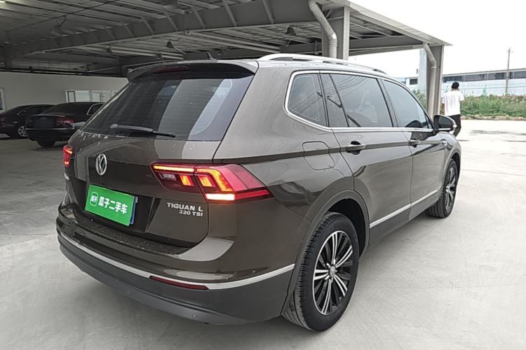 Used Volkswagen Tiguan L 2019 Updated Version 330TSI Automatic Two-Wheel Drive Panoramic Comfort Edition China VI Standard Rear Right 45 Deg