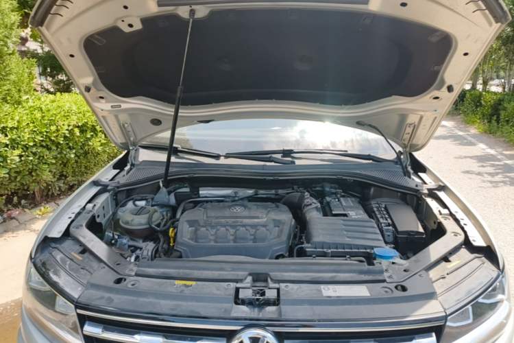 Used Volkswagen Tiguan L 2019 330TSI Automatic Two-Wheel Drive Luxury Edition China VI Standard Engine Bay
