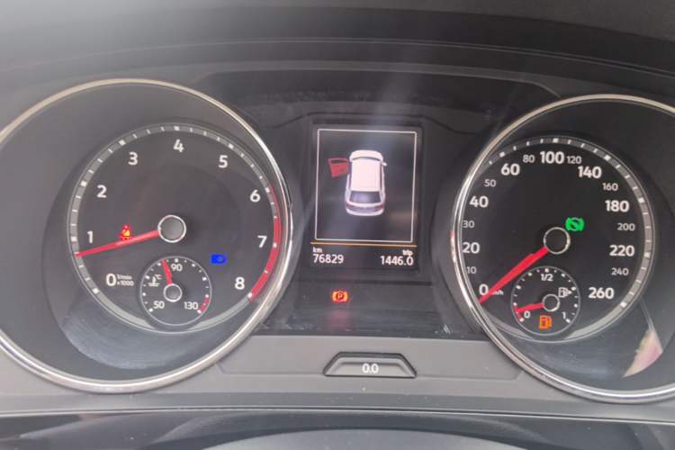 Used Volkswagen Tiguan L 2019 330TSI Automatic Two-Wheel Drive Panoramic Comfort Edition China VI Standard Instrument Cluster