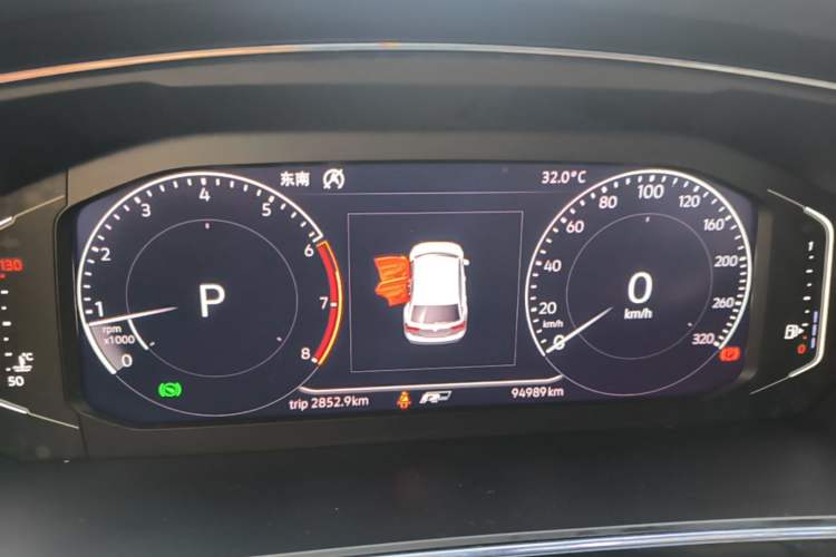 Used Volkswagen Tiguan L 2019 330TSI Automatic Two-Wheel Drive Luxury Edition China VI Standard Instrument Cluster
