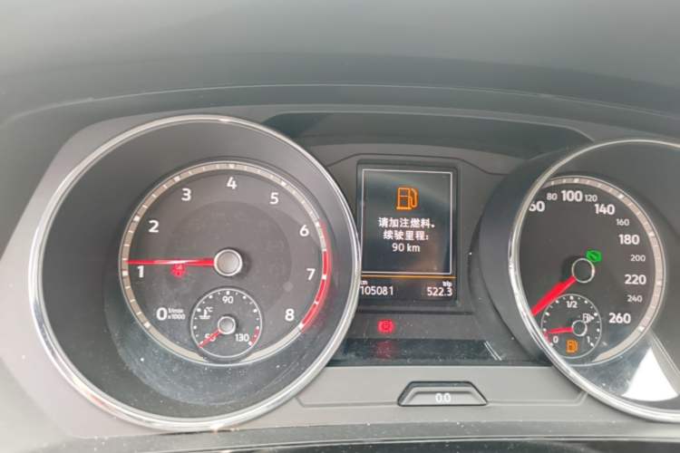 Used Volkswagen Tiguan L 2019 330TSI Automatic Two-Wheel Drive Panoramic Comfort Edition China V Standard Instrument Cluster