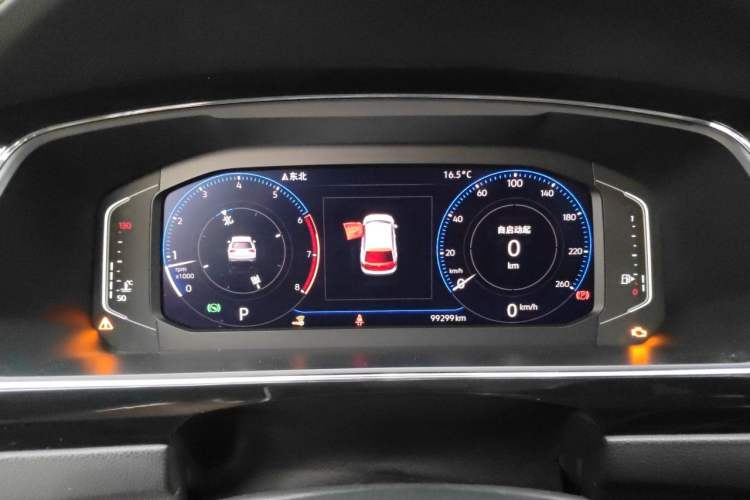 Used Volkswagen Tiguan L 2019 330TSI Automatic Two-Wheel Drive Smart Luxury Version China VI Standard Instrument Cluster
