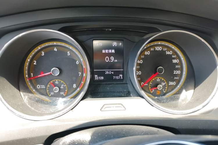 Used Volkswagen Tiguan L 2019 330TSI Automatic Two-Wheel Drive Luxury Edition China VI Standard Instrument Cluster