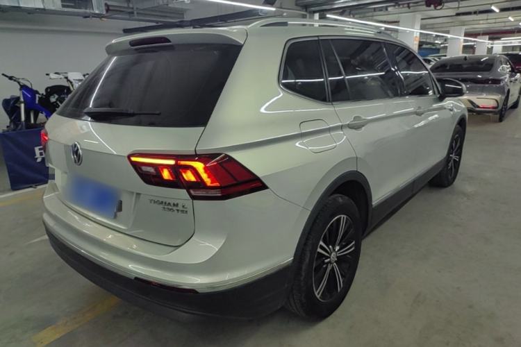 Used Volkswagen Tiguan L 2019 Updated Version 330TSI Automatic Two-Wheel Drive Panoramic Comfort Edition China VI Standard Rear Right 45 Deg