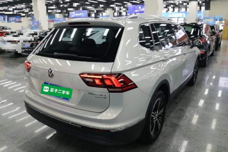 Used Volkswagen Tiguan L 2019 Updated Version 330TSI Automatic Two-Wheel Drive Panoramic Comfort Edition China VI Standard Rear Right 45 Deg
