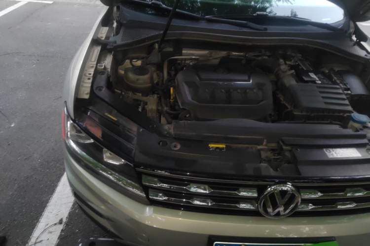 Used Volkswagen Tiguan L 2019 330TSI Automatic Two-Wheel Drive Smart Luxury Version China V Emission Standard Engine Bay Right